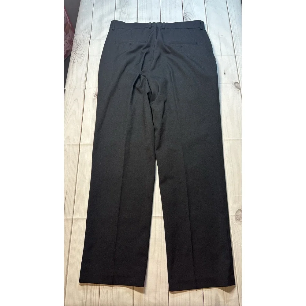 Haggar Tailored Travel Performance Men's Black Dress Pants 32x30